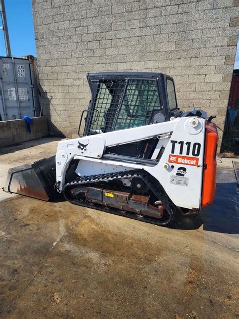 bobcat skid steer s110|bobcat t110 ct loader.